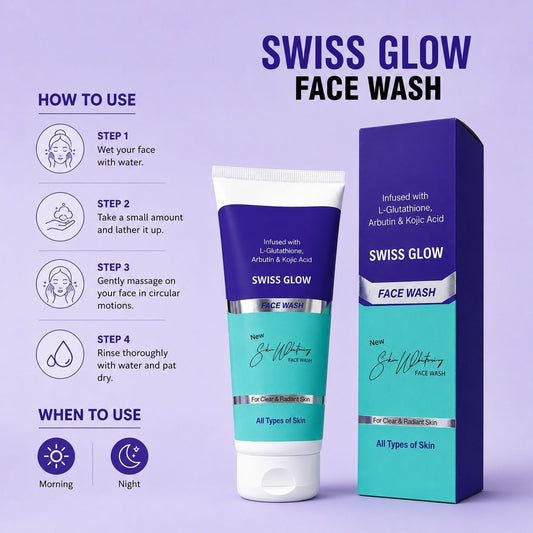 SWISS-GLOW FACE WASH 100ML