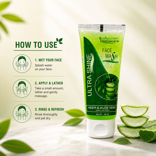 Ultrashine Aloevera Face Wash