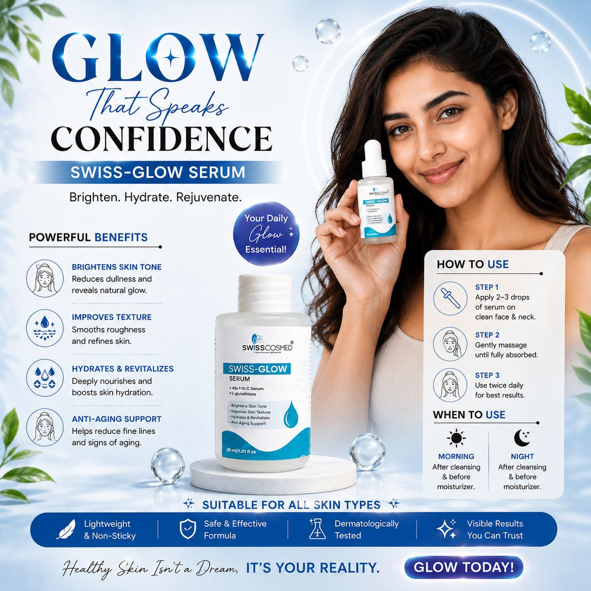 Swiss-Glow Face Serum 30Ml