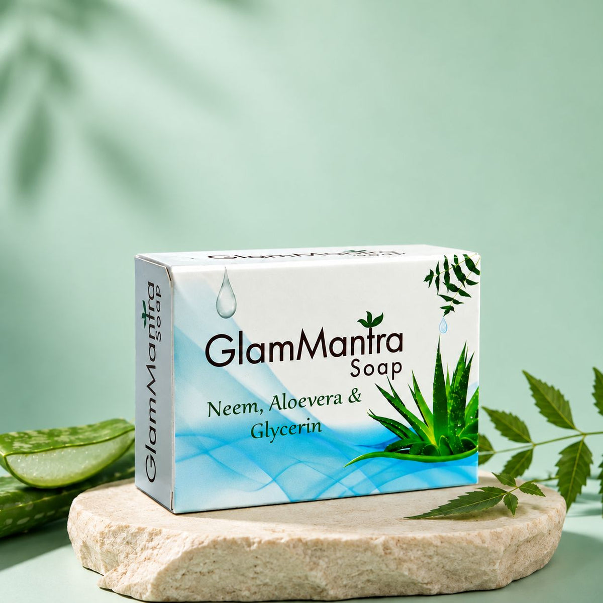 Glam Mantra Soap   (Neem, Aloevera & Glycerin)
