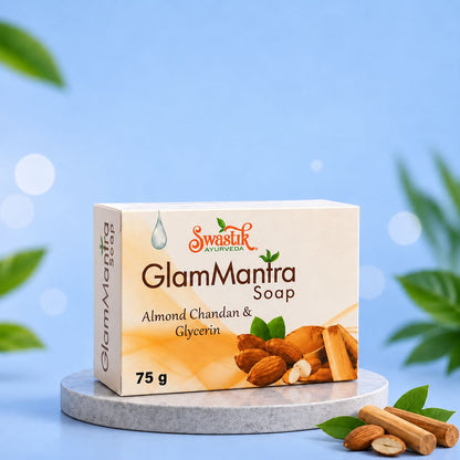 Glam Mantra Soap  (Almond Chandan & Glycerin Soap)