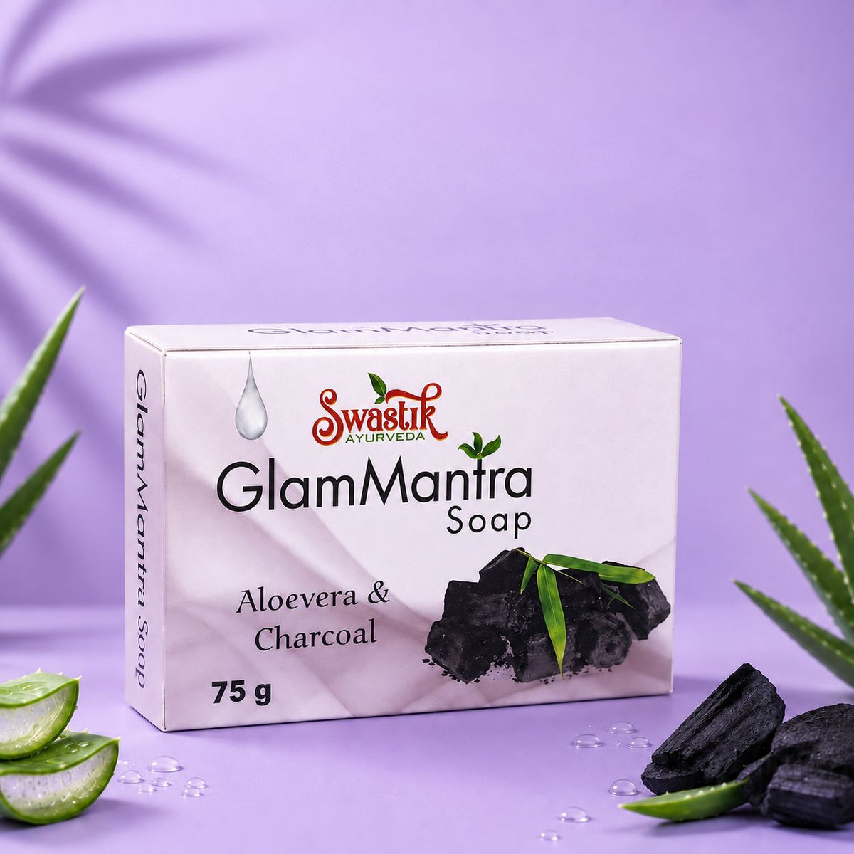 Glam Mantra Soap    (Aloe Vera & Charcoal)