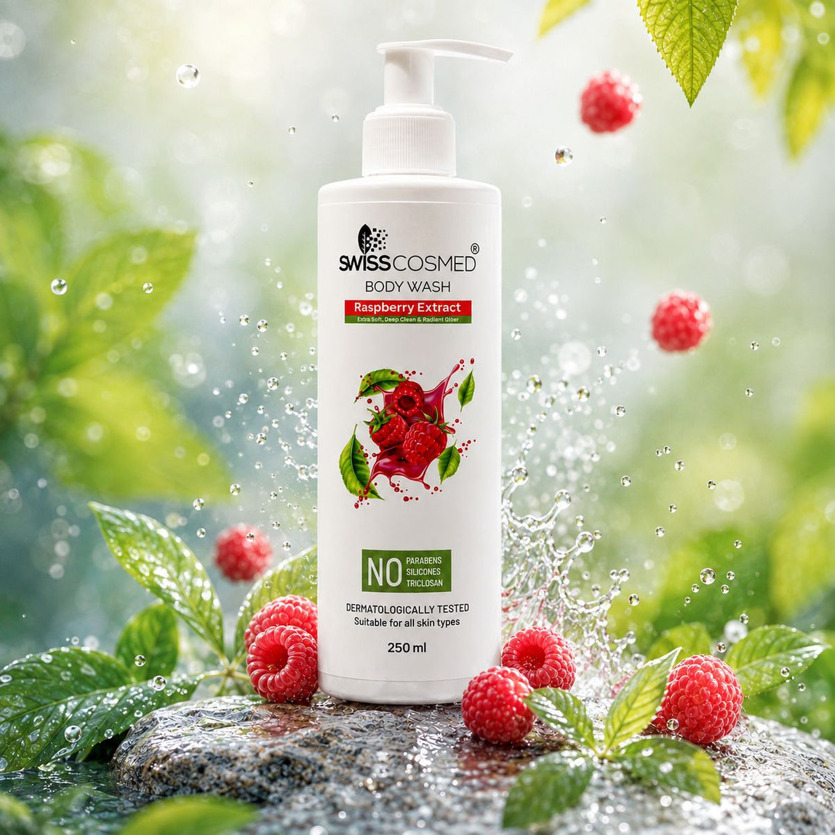 Body Wash Raspberry Extract
