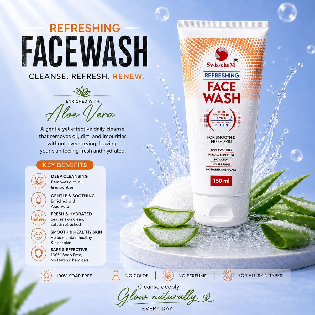 Swisschem Refreshing Facewash