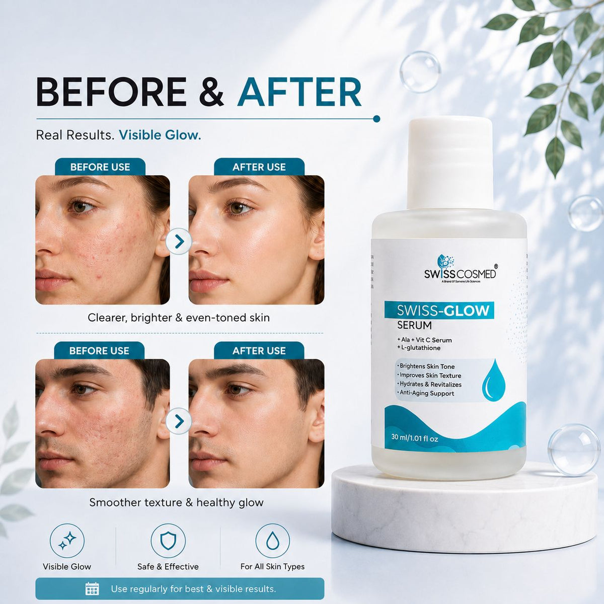 Swiss-Glow Face Serum 30Ml