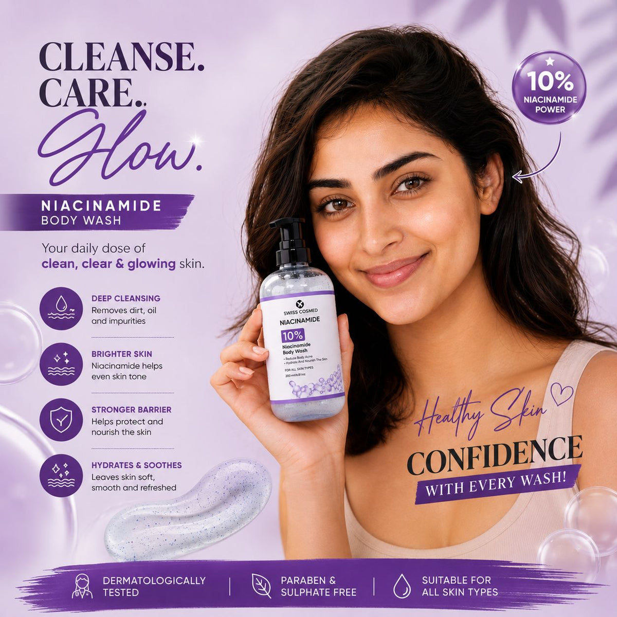 Niacinamide 10% Body Wash