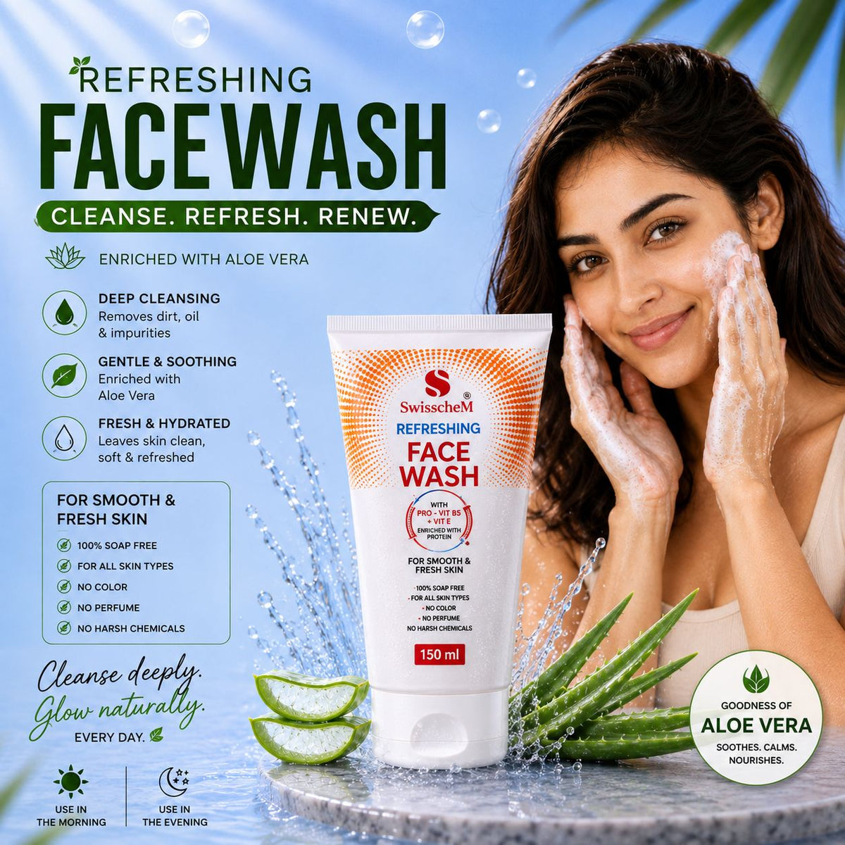 Swisschem Refreshing Facewash
