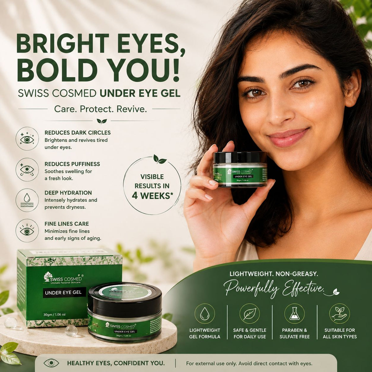 Under Eye Gel 30Gm(Met Label