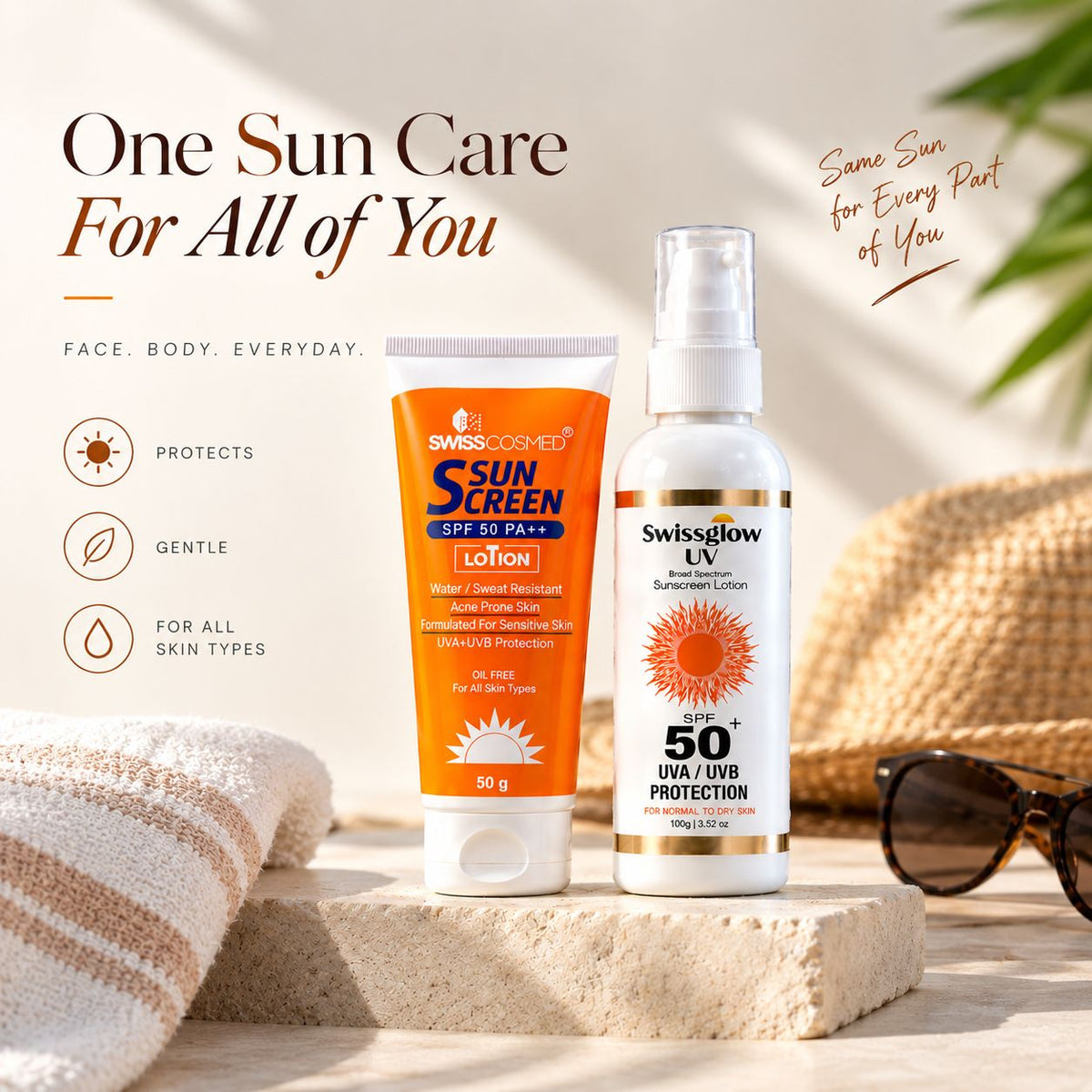 Sun Shield Face & Body Duo