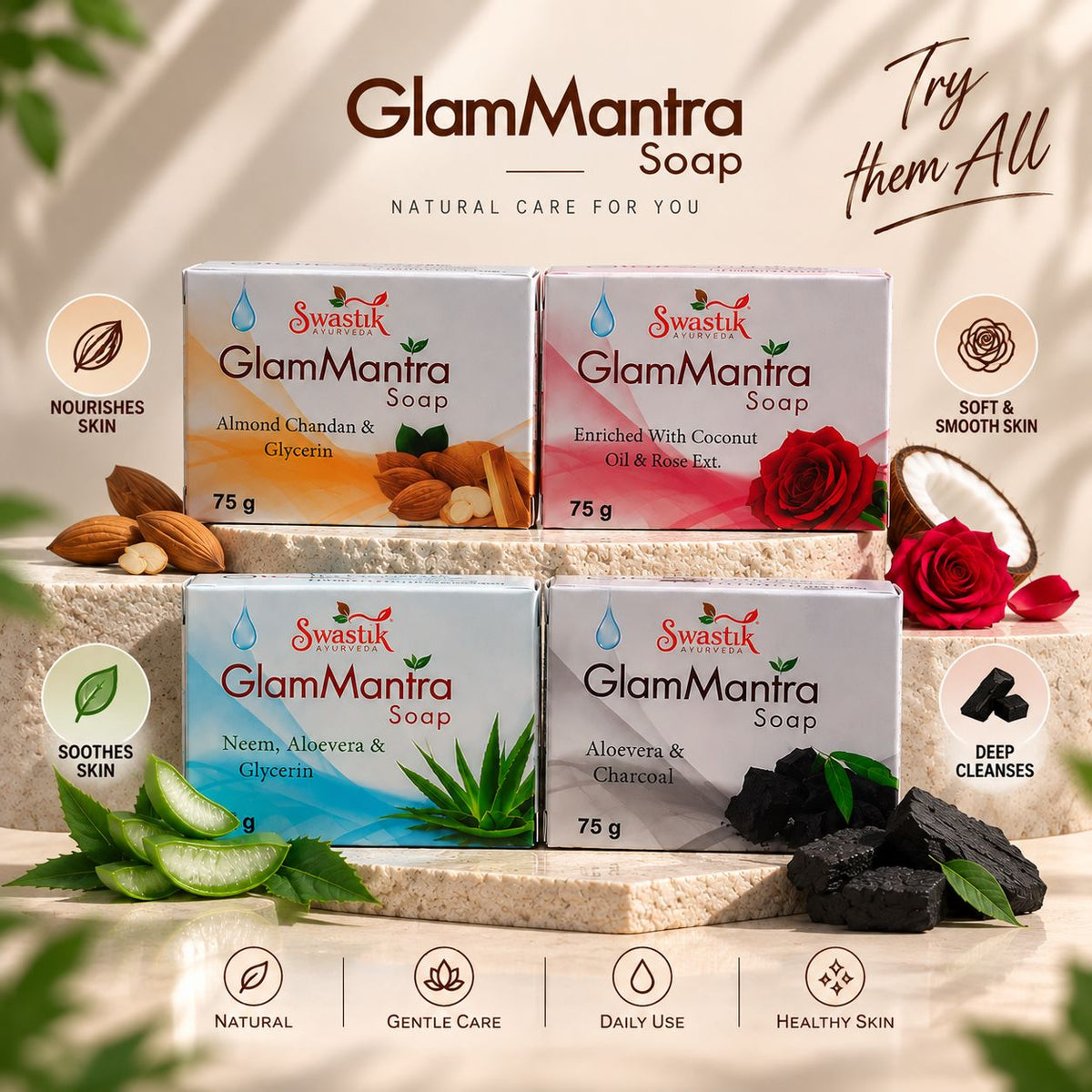 GlamMantra Soap Discovery Pack