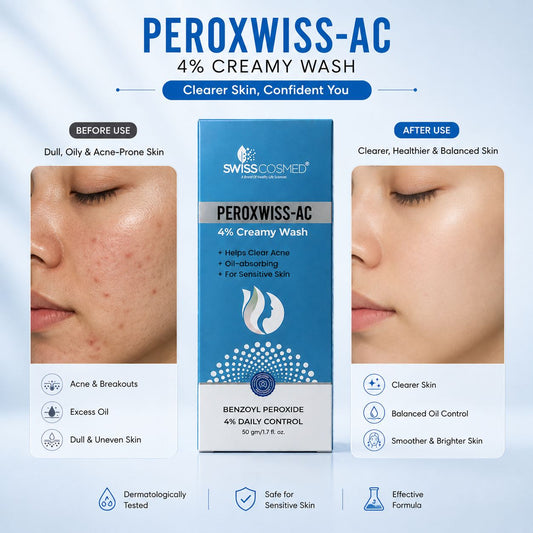 Peroxwiss-AC 4% Creamy Wash